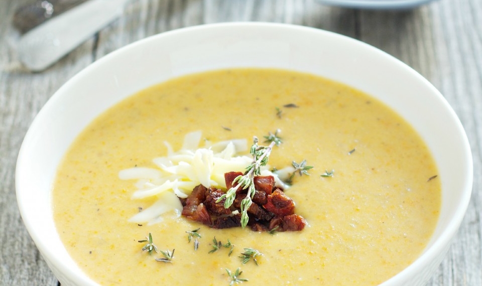 Крем-суп из картофеля и сыра