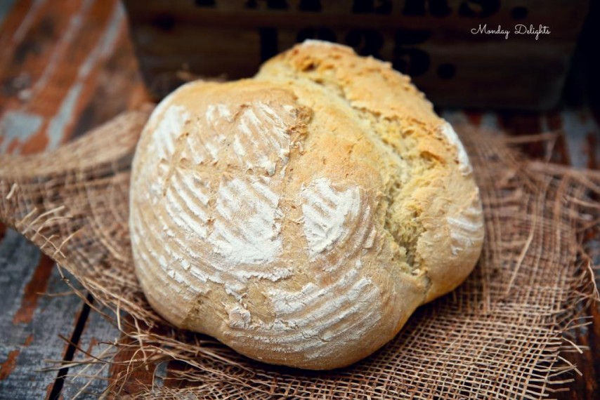 Самый простой и вкусный белый хлеб на пиве